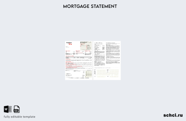 цифровая загрузка выписки по ипотеке банка KeyBank в США, Огайо в форматах Word 